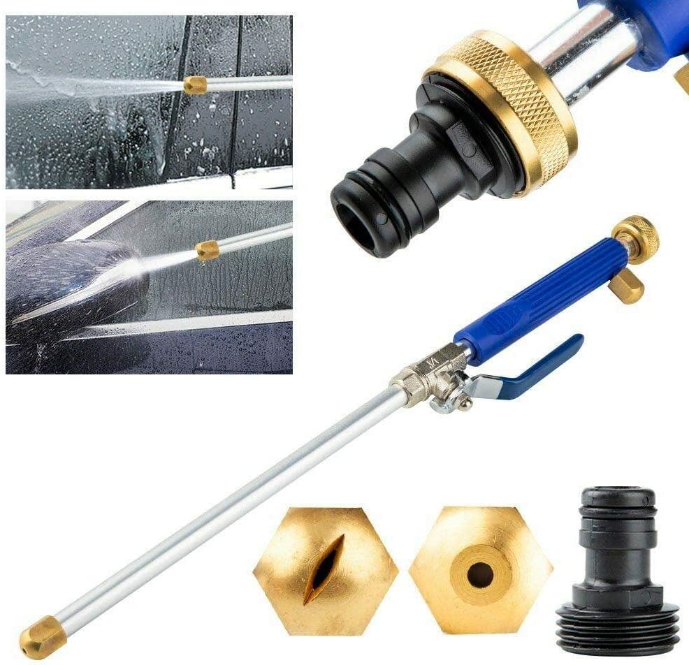 EZONEDEAL, EZONEDEAL Hydro Jet High Pressure Glass Cleaner - Power Washer Wand, Water Hose Attachment Nozzle, Auto Washer, Watering Sprayer,Garden Watering Sprayer for Car Wash, Window Washing