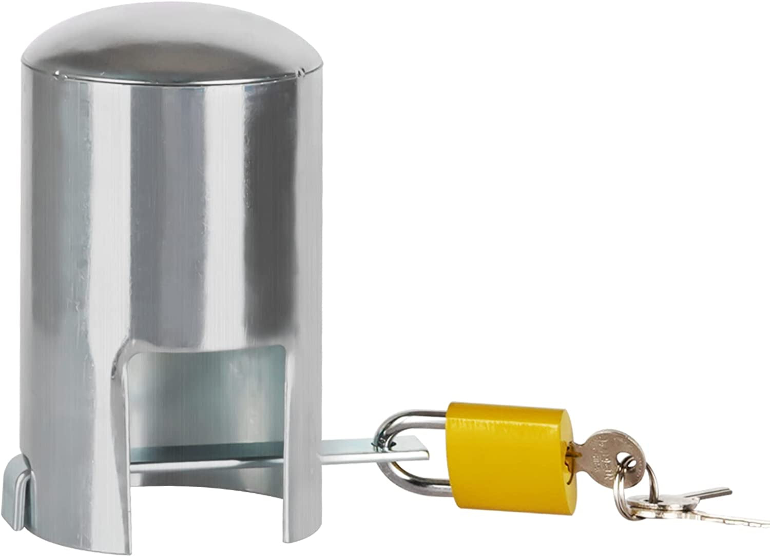 Echaprey, Echaprey Iron Multifunctional Outdoor Faucet Lockout Anti-Theft Garden Water-Tap Protection Lock Style B (Double Opening)