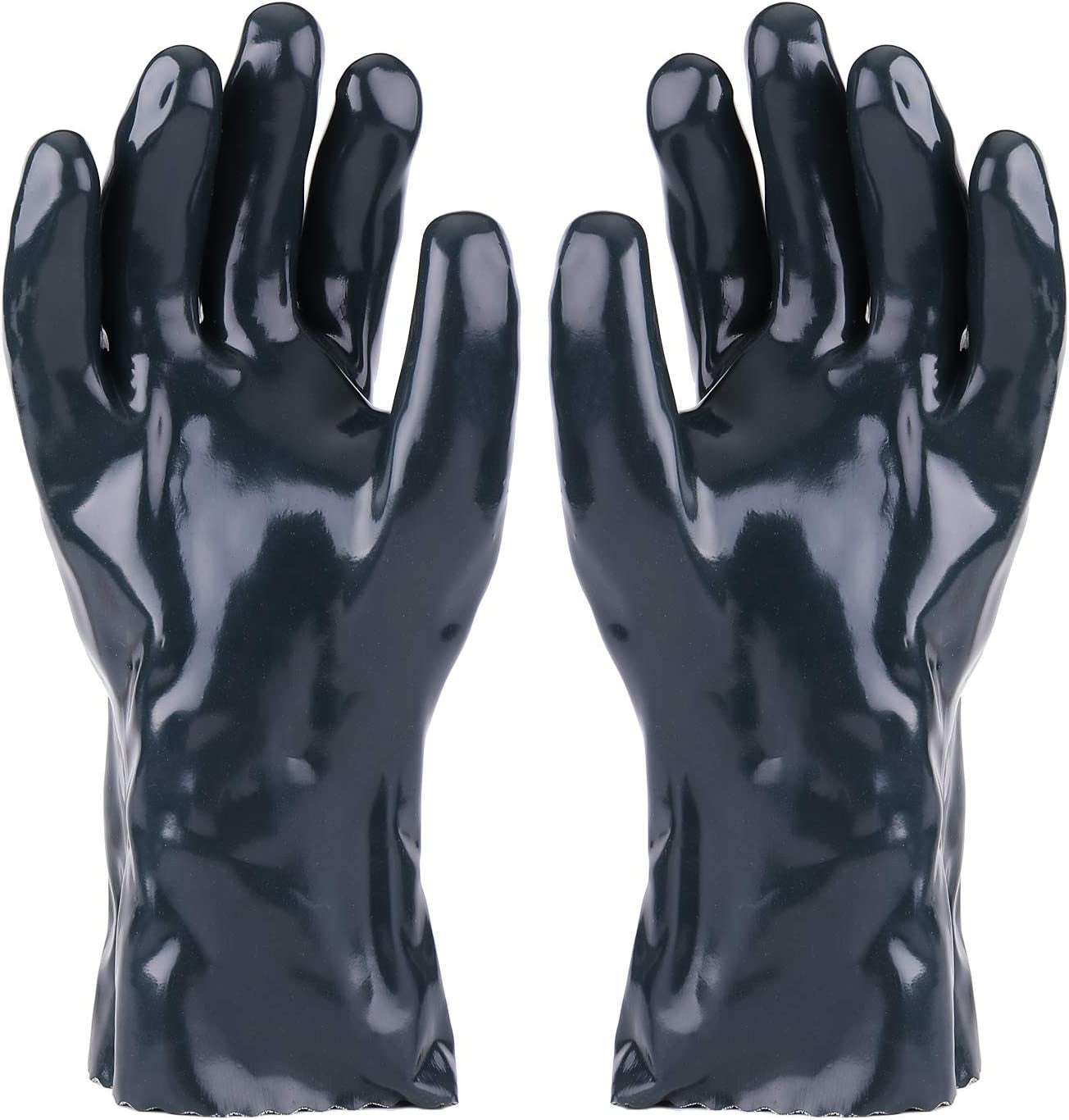 Flexzion, Flexzion BBQ Gloves Hot Food Gloves (1 Pair) - Griller Insulated Heat-Resistant Neoprene Durable and Reusable for Handling Hot Food Right off BBQ Grill Meat, Steak, Turkey, Pulling Pork