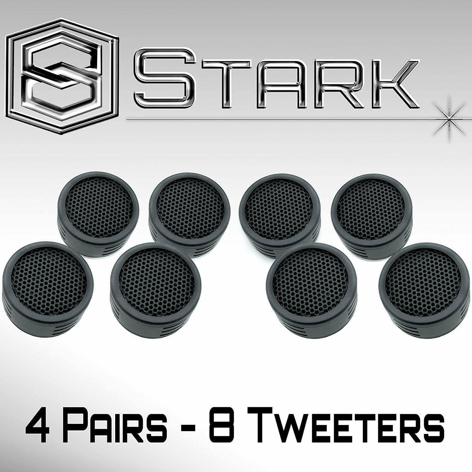 STARK, (Four Pairs) - XXX New Model 500W Super High Frequency Mini Car Tweeters - 4 Pair Set